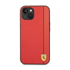 Ferrari Ferrari Carbon - ohišje za iPhone 14 (rdeče)