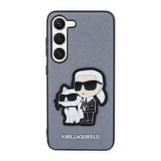 Karl Lagerfeld Karl Lagerfeld NFT Saffiano Karl &amp; Choupette - Ovitek za Samsung Galaxy S23+ (siv)