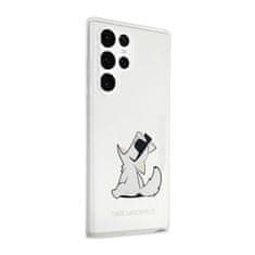 Karl Lagerfeld Karl Lagerfeld Choupette Fun - Ohišje za Samsung Galaxy S23 Ultra (prosojno)