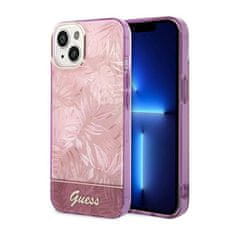 Guess Guess Jungle Case - Ohišje za iPhone 14 Plus (roza)