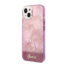 Guess Guess Jungle Case - Ohišje za iPhone 14 Plus (roza)