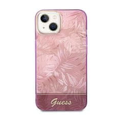 Guess Guess Jungle Case - Ohišje za iPhone 14 Plus (roza)