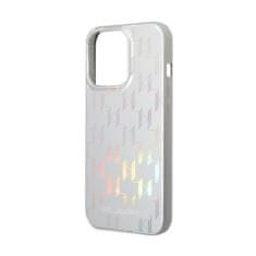 Karl Lagerfeld Karl Lagerfeld Monogram Iridescent - Ohišje za iPhone 14 Pro (srebrno)