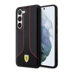 Ferrari Ferrari Perforirana kolekcija 296P - Ohišje za Samsung Galaxy S23 (črno)