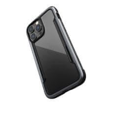 Miramarket X-Doria Raptic Shield - aluminijasto ohišje za iPhone 14 Pro Max (testirano na 3 m) (črno)