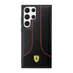 Ferrari Ferrari Perforirana kolekcija 296P - Ohišje za Samsung Galaxy S23 Ultra (črno)