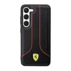 Ferrari Ferrari Perforirana kolekcija 296P - Ohišje za Samsung Galaxy S23 (črno)