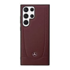 MERCEDES Mercedes Leather Urban Line - Ohišje za Samsung Galaxy S23 Ultra (rdeče)