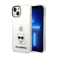 Karl Lagerfeld Karl Lagerfeld Choupette Body - Ohišje za iPhone 14 Plus (prozorno)