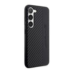 NEW AMG Carbon Stripe & Embossed - Ohišje za Samsung Galaxy S23+ (črno)