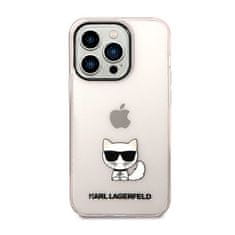 Karl Lagerfeld Karl Lagerfeld Choupette Body - Ohišje za iPhone 14 Pro Max (roza)