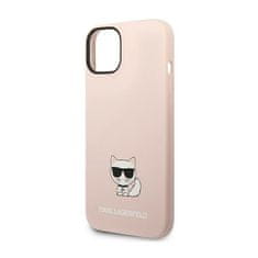 Karl Lagerfeld Karl Lagerfeld Choupette Body - Ohišje za iPhone 14 (svetlo roza)