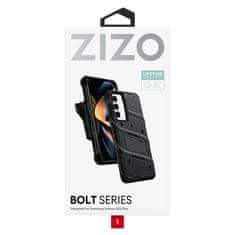 ZIZO Serija ZIZO BOLT - Oklepno ohišje za Samsung Galaxy S23+ s steklom 9H za zaslon + držalo s stojalom (črno)