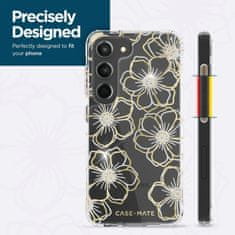 case-mate Ohišje Case-Mate Floral Gems - Ohišje za Samsung Galaxy S23 (prozorno)