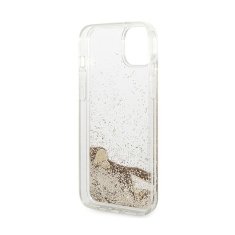 Guess Guess Liquid Glitter Charms - Ohišje za iPhone 14 Plus (zlato)