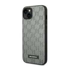 Karl Lagerfeld Karl Lagerfeld Saffiano Mono Metal Logo - Ohišje za iPhone 14 (sivo)