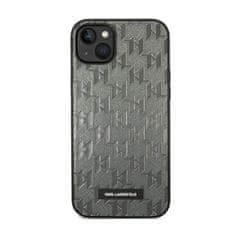 Karl Lagerfeld Karl Lagerfeld Saffiano Mono Metal Logo - Ohišje za iPhone 14 (sivo)