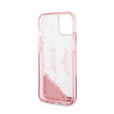 Karl Lagerfeld Karl Lagerfeld Liquid Glitter Big Logo Case - ohišje za iPhone 14 (roza)