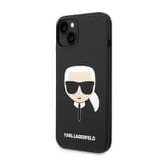 Karl Lagerfeld Karl Lagerfeld Silikonski ovitek Iconic Karl`s Head - iPhone 14 Plus Case (črn)