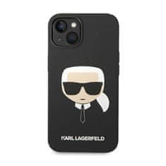 Karl Lagerfeld Karl Lagerfeld Silikonski ovitek Iconic Karl`s Head - iPhone 14 Plus Case (črn)