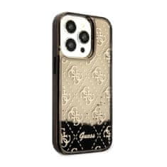 Guess Guess Liquid Glitter Transculent 4G - Ohišje za iPhone 14 Pro (črno)