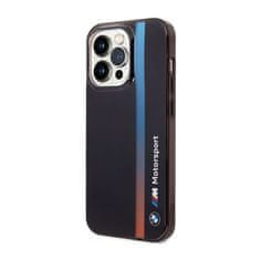 NEW BMW Tricolor Stripe - Ohišje za iPhone 14 Pro (črno)