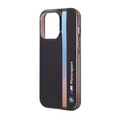 NEW BMW Tricolor Stripe - Ohišje za iPhone 14 Pro (črno)
