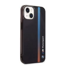 Bmw BMW Tricolor Stripe - Ohišje za iPhone 14 (črno)