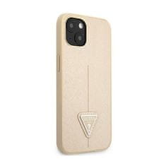 Guess Guess Saffiano Triangle Logo Case - Ohišje za iPhone 13 mini (bež)