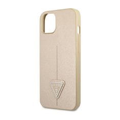 Guess Guess Saffiano Triangle Logo Case - Ohišje za iPhone 14 (bež)