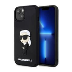 Karl Lagerfeld Karl Lagerfeld 3D gumijasto ohišje NFT Ikonik - ohišje za iPhone 14 (črno)