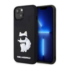 Karl Lagerfeld Karl Lagerfeld 3D gumijasto ohišje NFT Choupette - Ohišje za iPhone 14 (črno)