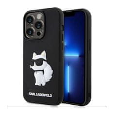 Karl Lagerfeld Karl Lagerfeld 3D gumijasto ohišje NFT Choupette - iPhone 14 Pro (črno)