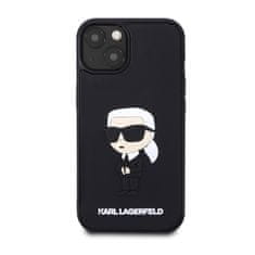 Karl Lagerfeld Karl Lagerfeld 3D gumijasto ohišje NFT Ikonik - ohišje za iPhone 14 (črno)