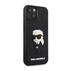 Karl Lagerfeld Karl Lagerfeld 3D gumijasto ohišje NFT Ikonik - ohišje za iPhone 14 (črno)