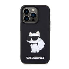 Karl Lagerfeld Karl Lagerfeld 3D gumijasto ohišje NFT Choupette - Ohišje za iPhone 14 Pro Max (črno)