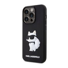 Karl Lagerfeld Karl Lagerfeld 3D gumijasto ohišje NFT Choupette - iPhone 14 Pro (črno)