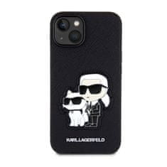 Karl Lagerfeld Karl Lagerfeld NFT Saffiano Karl &amp; Choupette - Ohišje za iPhone 14 (črno)