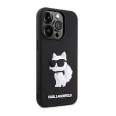 Karl Lagerfeld Karl Lagerfeld 3D gumijasto ohišje NFT Choupette - iPhone 14 Pro (črno)