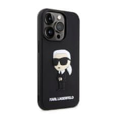 Karl Lagerfeld Karl Lagerfeld 3D gumijasto ohišje NFT Ikonik - iPhone 14 Pro Max (črno)