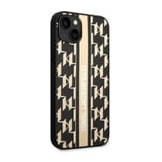 Karl Lagerfeld Karl Lagerfeld Monogram Stripe - etui za iPhone 14 Plus (rjav)