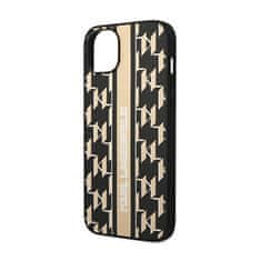 Karl Lagerfeld Karl Lagerfeld Monogram Stripe - Ohišje za iPhone 14 (rjavo)