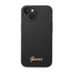 Guess Guess Silikonski ovitek Vintage - iPhone 14 Plus (črn)