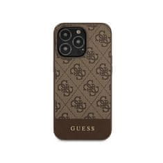 Guess Guess 4G Bottom Stripe Collection - Ohišje za iPhone 13 Pro Max (rjavo)