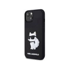 Karl Lagerfeld Karl Lagerfeld 3D gumijasto ohišje NFT Choupette - ohišje za iPhone 14 Plus (črno)