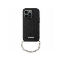 Karl Lagerfeld Karl Lagerfeld Saffiano Monogram Chain - Ohišje za iPhone 14 (črno)