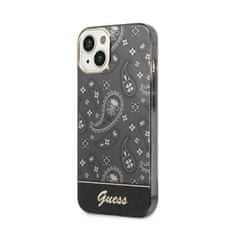 Guess Guess Bandana Paisley - Ohišje za iPhone 14 Plus (črno)