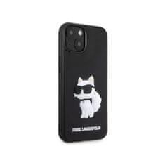 Karl Lagerfeld Karl Lagerfeld 3D gumijasto ohišje NFT Choupette - ohišje za iPhone 14 Plus (črno)