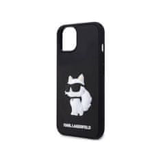 Karl Lagerfeld Karl Lagerfeld 3D gumijasto ohišje NFT Choupette - ohišje za iPhone 14 Plus (črno)