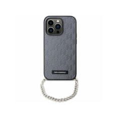 Karl Lagerfeld Karl Lagerfeld Saffiano Monogram Chain - Ohišje za iPhone 14 (srebrno)